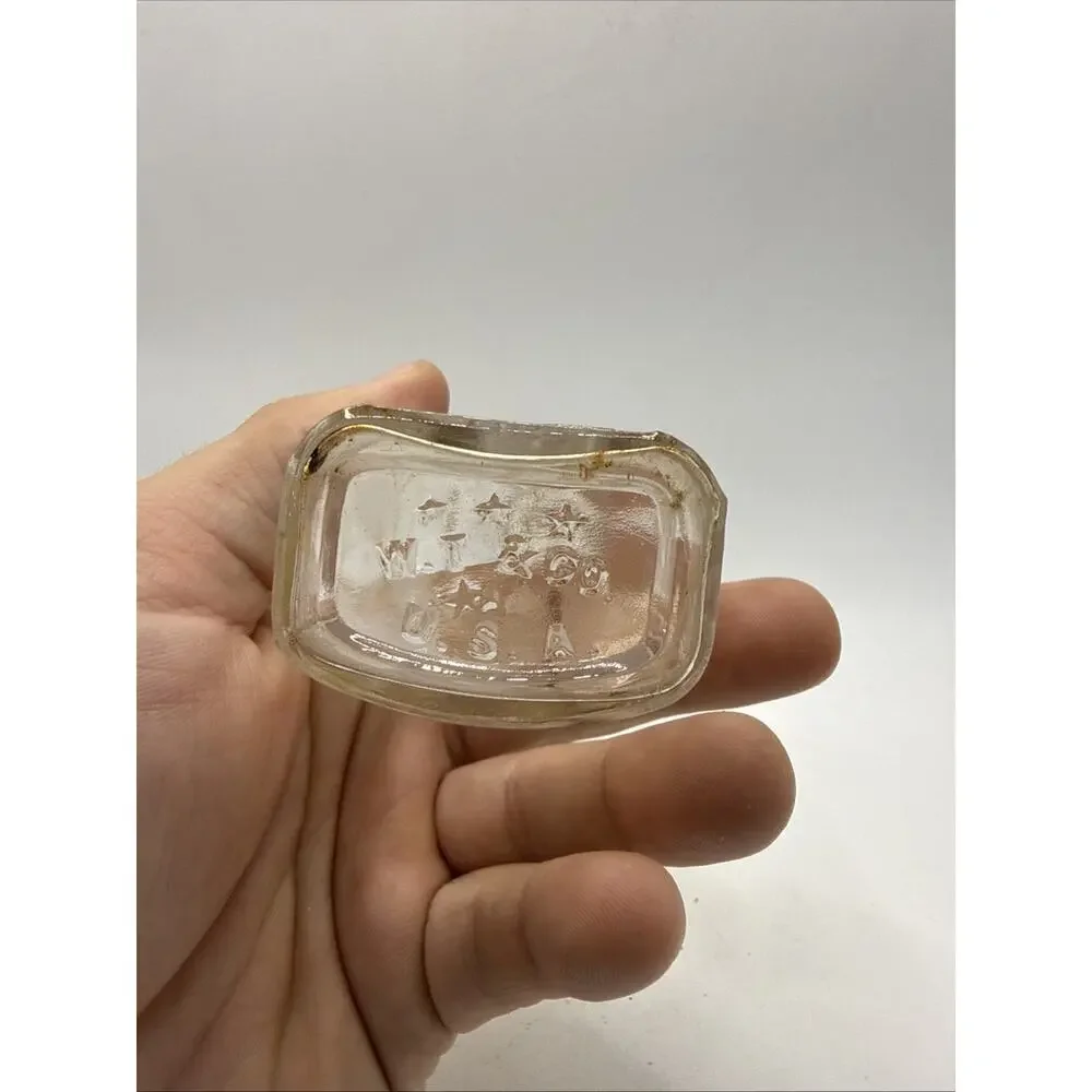 Vintage Hodgkinson’s Pharmacy Medicine Bottle Embossed Clear Glass Apothecary